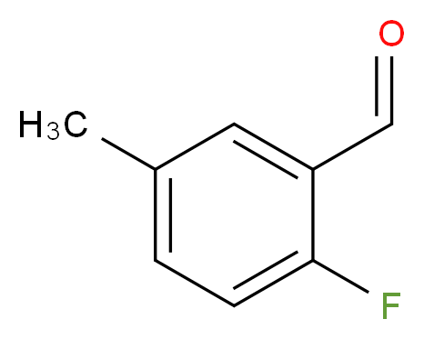 2-fluoro-5-methylbenzaldehyde_分子结构_CAS_93249-44-6
