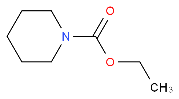 Ethyl 1-piperidinecarboxylate_分子结构_CAS_5325-94-0)