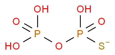 {[hydroxy(sulfanidyl)phosphoryl]oxy}phosphonic acid_分子结构_CAS_68488-87-9