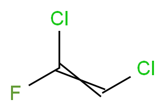 1,2-Dichloro-1-fluoroethylene (FC-1121) 98%_分子结构_CAS_430-58-0)