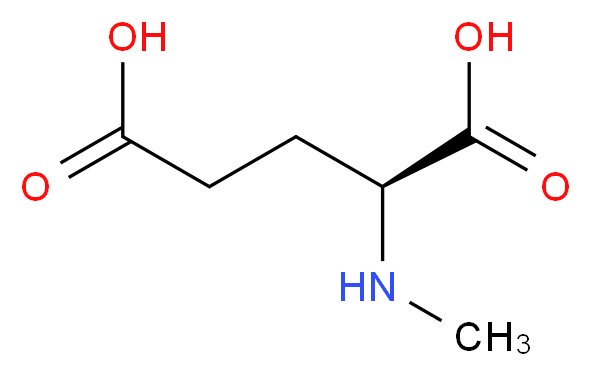 (2S)-2-(methylamino)pentanedioic acid_分子结构_CAS_6753-62-4