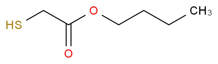 butyl 2-sulfanylacetate_分子结构_CAS_10047-28-6