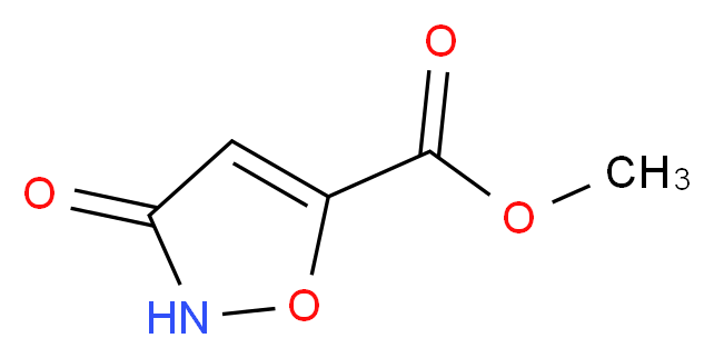 Methyl 3-hydroxyisoxazole-5-carboxylate_分子结构_CAS_10068-07-2)