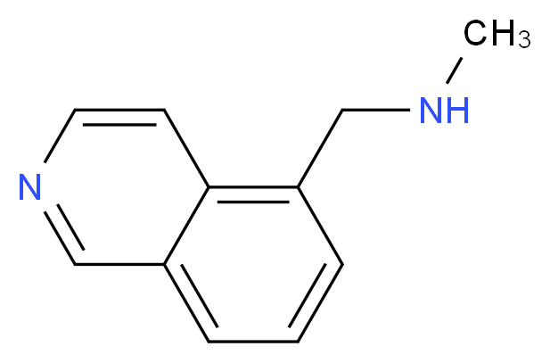 (isoquinolin-5-ylmethyl)methylamine_分子结构_CAS_157610-84-9)