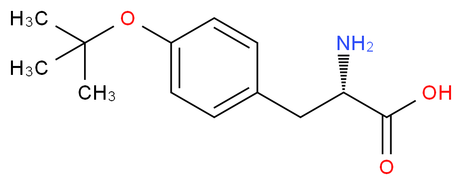 O-叔丁基-L-酪氨酸_分子结构_CAS_18822-59-8)