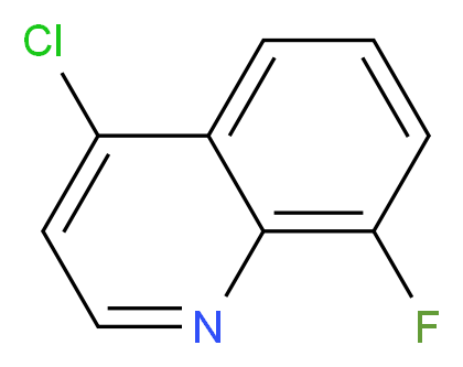 4-氯-8-氟喹啉_分子结构_CAS_63010-72-0)