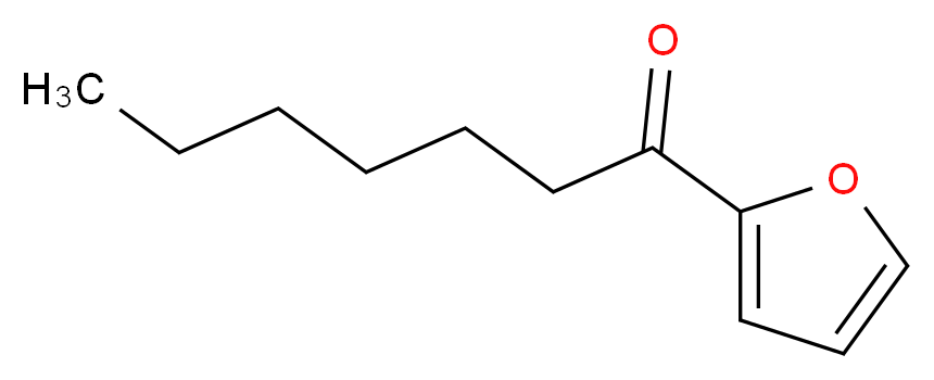 2-庚酰呋喃_分子结构_CAS_5466-40-0)