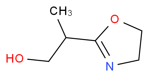 2-[1-(羟甲基)乙基]唑啉_分子结构_CAS_13670-31-0)