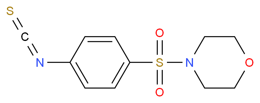 4-(4-isothiocyanatobenzenesulfonyl)morpholine_分子结构_CAS_7356-55-0