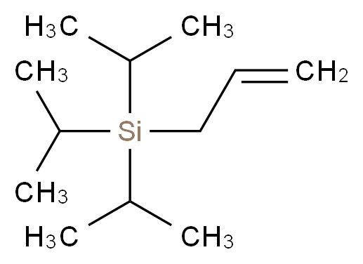 prop-2-en-1-yltris(propan-2-yl)silane_分子结构_CAS_24400-84-8