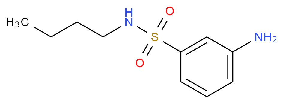 3-AMINO-N-BUTYLBENZENESULFONAMIDE_分子结构_CAS_143173-93-7)