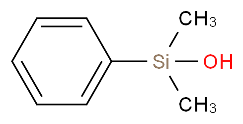 dimethyl(phenyl)silanol_分子结构_CAS_5272-18-4