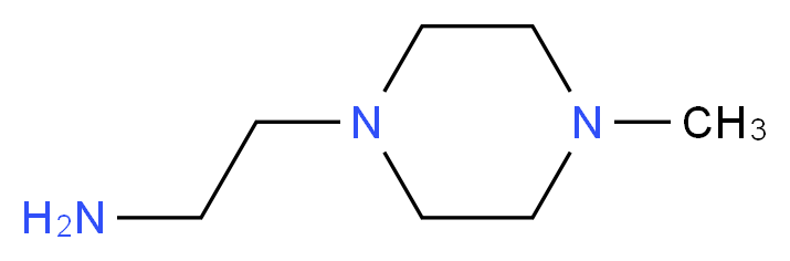 1-(2-氨乙基)-4-甲基哌嗪_分子结构_CAS_934-98-5)