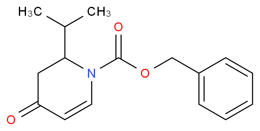 Benzyl 2-isopropyl-4-oxo-3,4-dihydropyridine-1(2H)-carboxylate_分子结构_CAS_248919-73-5)