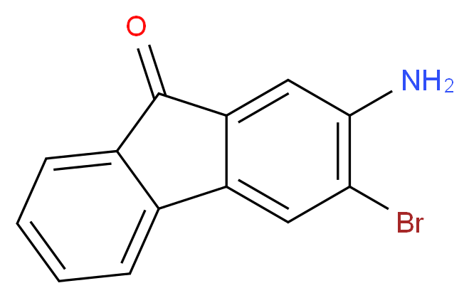 2-amino-3-bromo-9H-fluoren-9-one_分子结构_CAS_52086-09-6