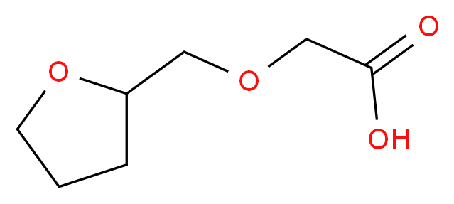 (tetrahydrofuran-2-ylmethoxy)acetic acid_分子结构_CAS_854702-18-4)