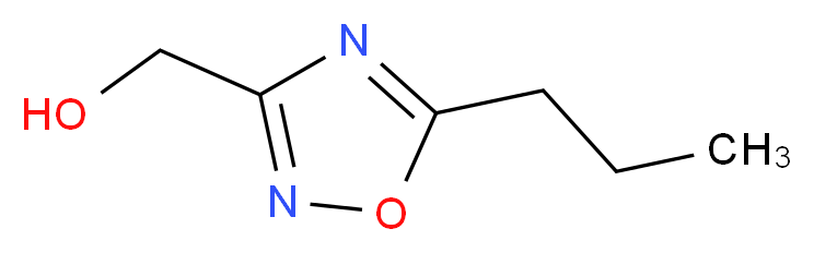 (5-propyl-1,2,4-oxadiazol-3-yl)methanol_分子结构_CAS_915923-50-1