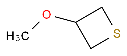 3-甲氧基硫杂环丁烷_分子结构_CAS_117471-38-2)