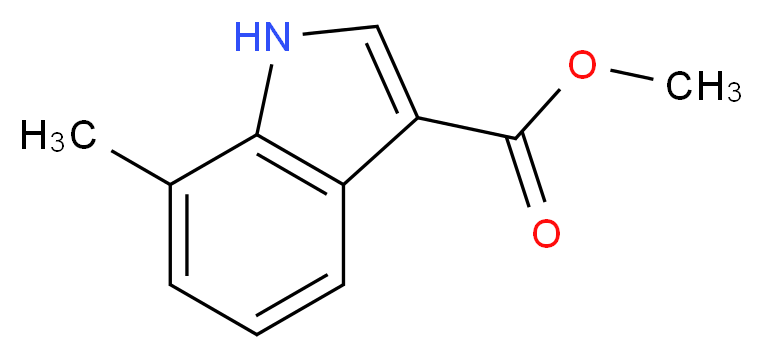 methyl 7-methyl-1H-indole-3-carboxylate_分子结构_CAS_773134-49-9