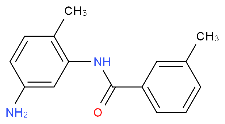N-(5-amino-2-methylphenyl)-3-methylbenzamide_分子结构_CAS_905811-03-2