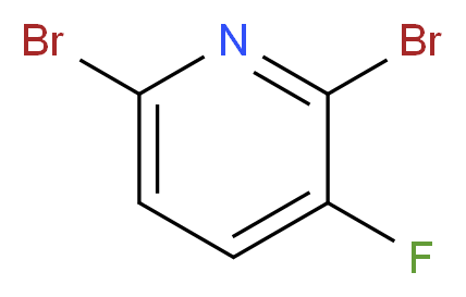 2,6-Dibromo-3-fluoropyridine_分子结构_CAS_41404-59-5)