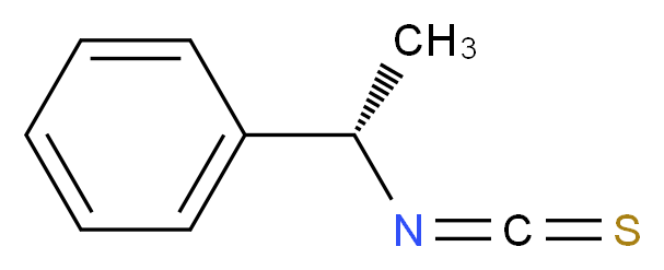 (S)-(+)-异硫氰酸α-甲基苄酯_分子结构_CAS_24277-43-8)