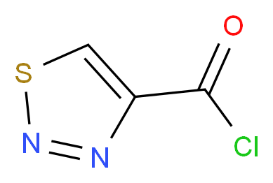1,2,3-thiadiazole-4-carbonyl chloride_分子结构_CAS_)