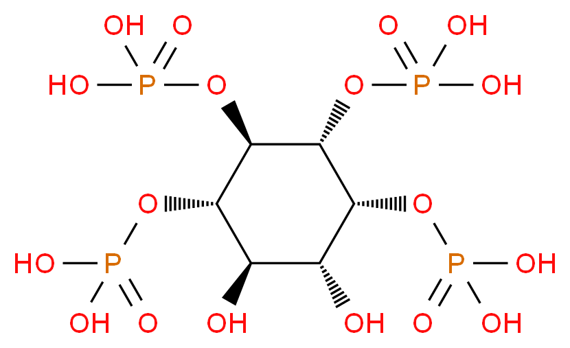 myo-Inositol 1,4,5,6-Tetrakis(phosphate)_分子结构_CAS_121010-58-0)