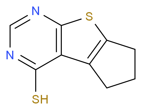 7-thia-9,11-diazatricyclo[6.4.0.0<sup>2</sup>,<sup>6</sup>]dodeca-1(12),2(6),8,10-tetraene-12-thiol_分子结构_CAS_306281-11-8