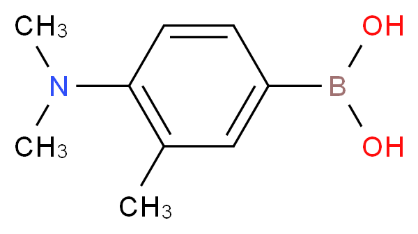 N,N,2-TRIMETHYLANILINE-4-BORONIC ACID_分子结构_CAS_919496-59-6)