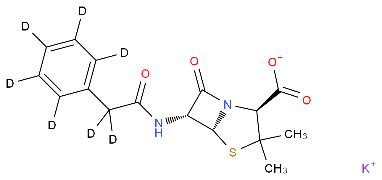 Benzyl Penicillinate-d7 Potassium Salt_分子结构_CAS_352323-25-2)