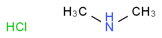 DIMETHYLAMINE HYDROCHLORIDE_分子结构_CAS_506-59-2)