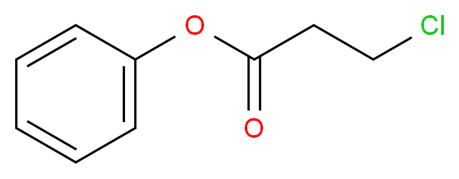 PHENYL &beta;-CHLOROPROPIONATE_分子结构_CAS_24552-27-0)