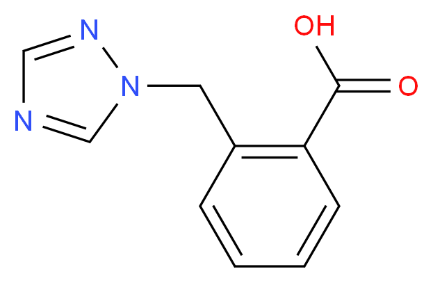 2-(1H-1,2,4-triazol-1-ylmethyl)benzoic acid_分子结构_CAS_876718-01-3)