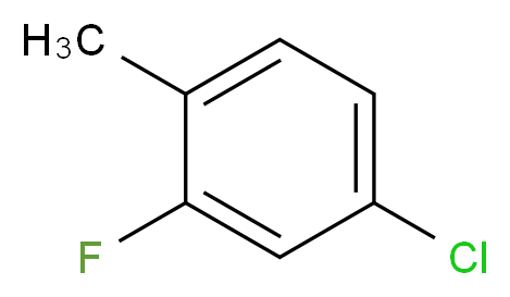 4-chloro-2-fluoro-1-methylbenzene_分子结构_CAS_)