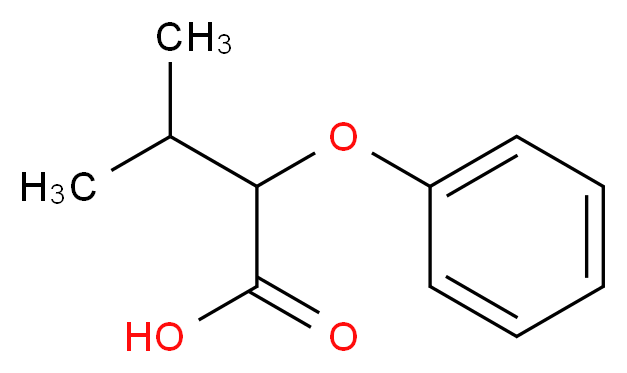 3-methyl-2-phenoxybutanoic acid_分子结构_CAS_13794-02-0