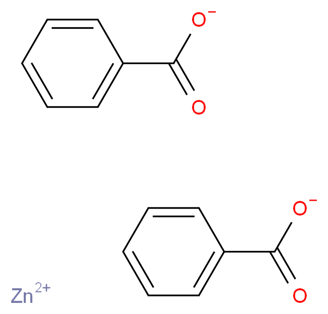 zinc(2+) ion dibenzoate_分子结构_CAS_553-72-0