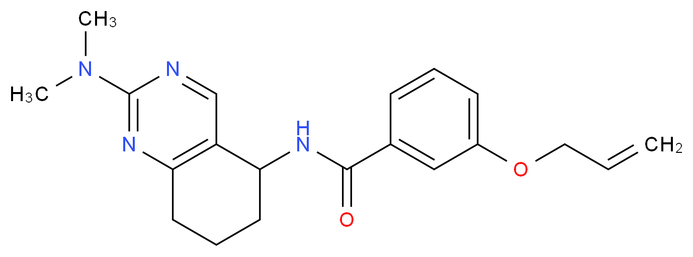 3-(allyloxy)-N-[2-(dimethylamino)-5,6,7,8-tetrahydro-5-quinazolinyl]benzamide_分子结构_CAS_)