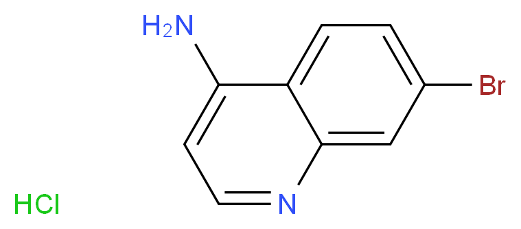 7-Bromo-quinolin-4-ylamine hydrochloride_分子结构_CAS_1187931-88-9)