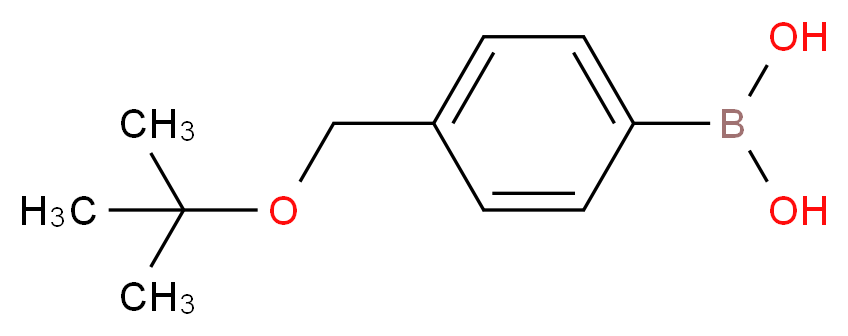 4-(tert-Butoxymethyl)benzeneboronic acid_分子结构_CAS_1024017-53-5)