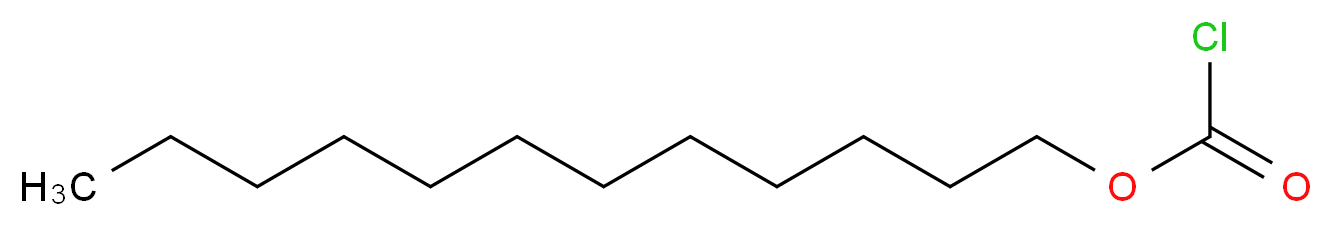 dodecyl chloroformate_分子结构_CAS_24460-74-0