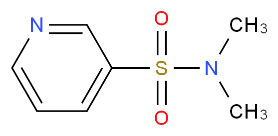 N,N-Dimethylpyridine-3-sulphonamide 98%_分子结构_CAS_)