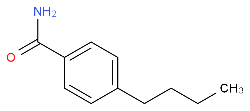 4-butylbenzamide_分子结构_CAS_107377-07-1