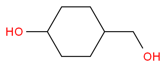 4-(hydroxymethyl)cyclohexan-1-ol_分子结构_CAS_33893-85-5