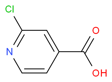 2-chloropyridine-4-carboxylic acid_分子结构_CAS_6313-54-8