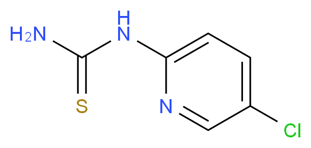 N-(5-chloropyridin-2-yl)thiourea_分子结构_CAS_31430-27-0)