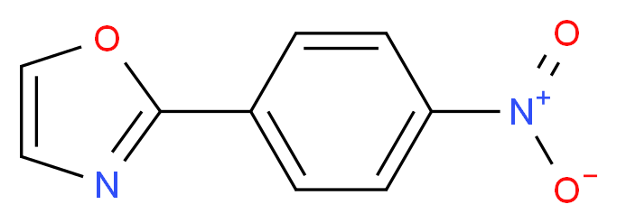 2-(4-硝基苯基)噁唑_分子结构_CAS_62882-08-0)