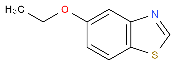 5-ethoxy-1,3-benzothiazole_分子结构_CAS_854085-40-8