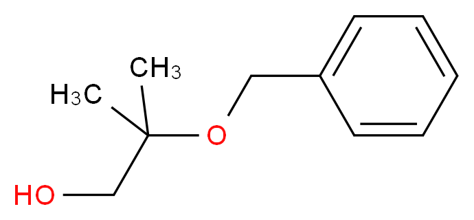 2-(benzyloxy)-2-methylpropan-1-ol_分子结构_CAS_91968-71-7