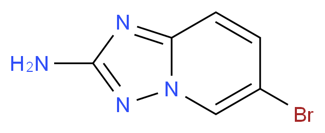 6-bromo-[1,2,4]triazolo[1,5-a]pyridin-2-amine_分子结构_CAS_947248-68-2